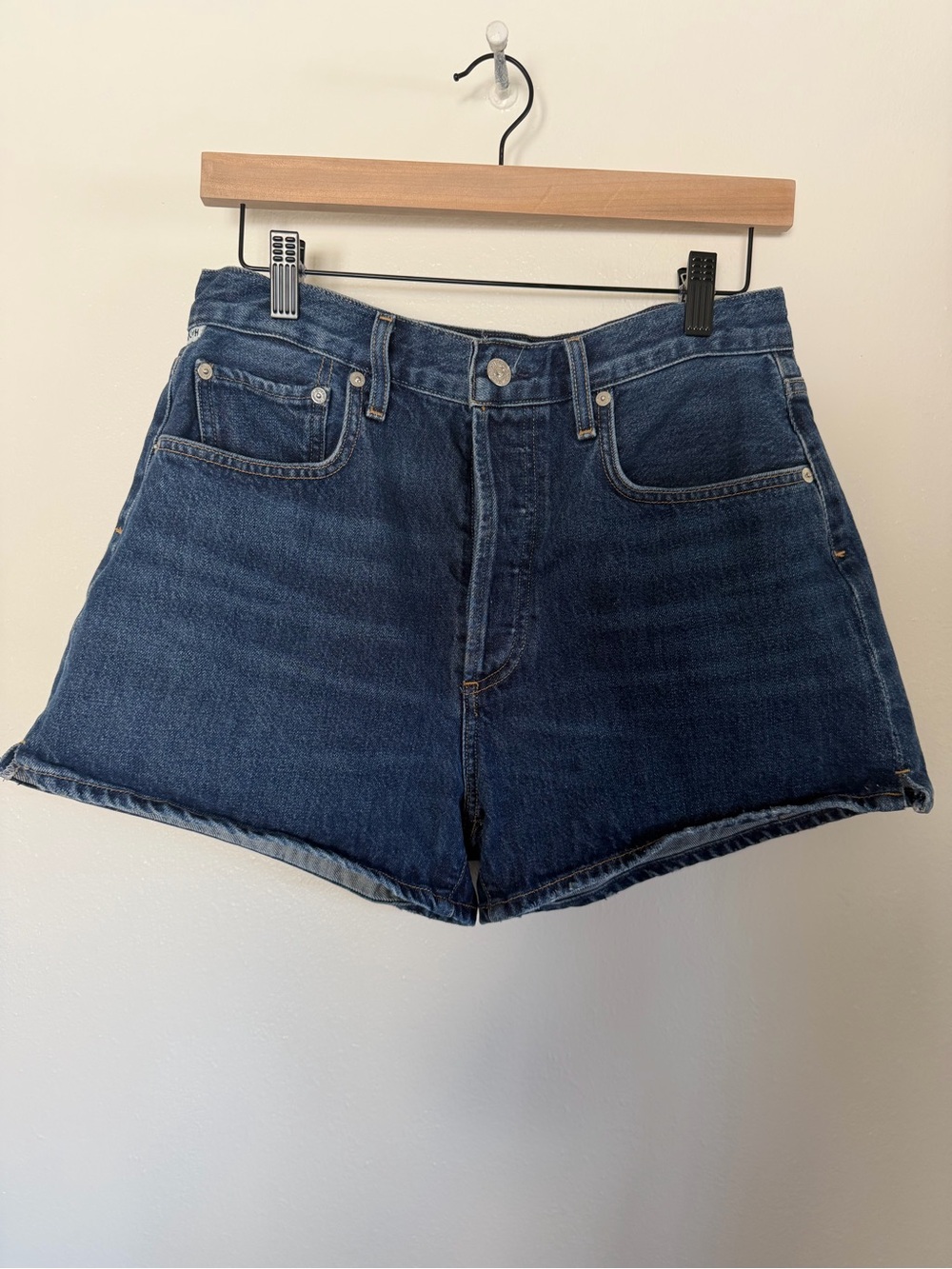 Citizens of Humanity Denim High-Waist Women’s Shorts - Dark Blue